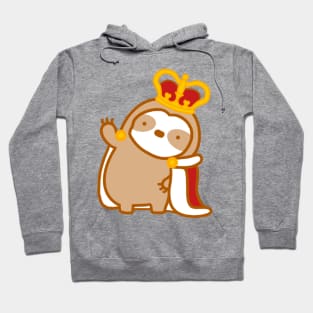 Cute Royal Sloth Hoodie